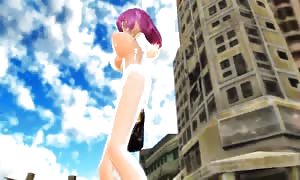 MMD attractive sweetheart Champagne and spraying GV00086