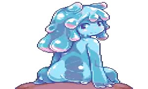 blue slime female