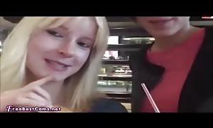 Real home made lezzie teenager fisting In Public McDonalds