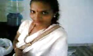 indian wife in kitchen