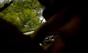 woman friend deep-throating My penis in The automobile