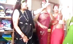 Nepali Aunties bouncing boobs and dancing
